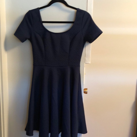 Dresses One Piece Navy Blue Dress Poshmark